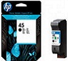  HP 45 Black 51645GE _HP_DJ_710/720/8xx/ 9xx/1220/PS-1280/1600/ 6122/6127