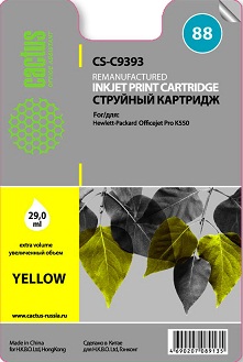  88XL Yellow _HP_OfficeJet_K_550/5400/8600/L-7480/7580/7590/ 7680/7780